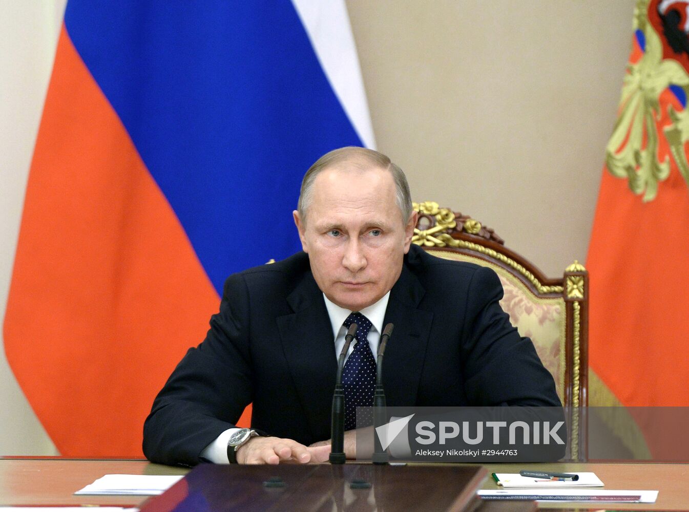 Russian President Vladimir Putin chairs meeting on improving interbudgetary relations