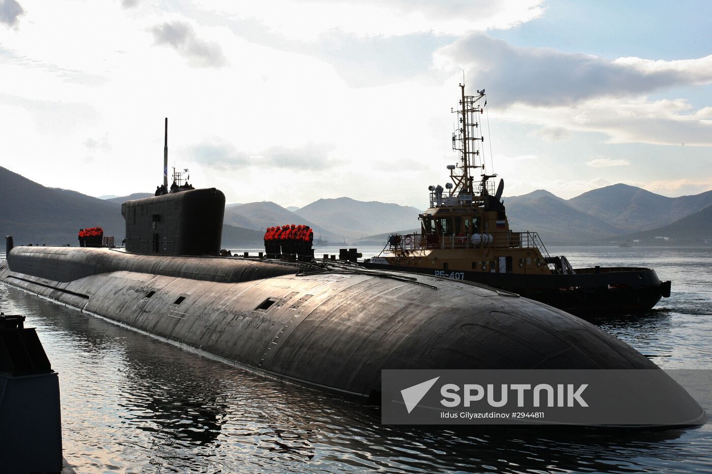 Vladimir Monomakh submarine returnd to its habitual Kamchatka base