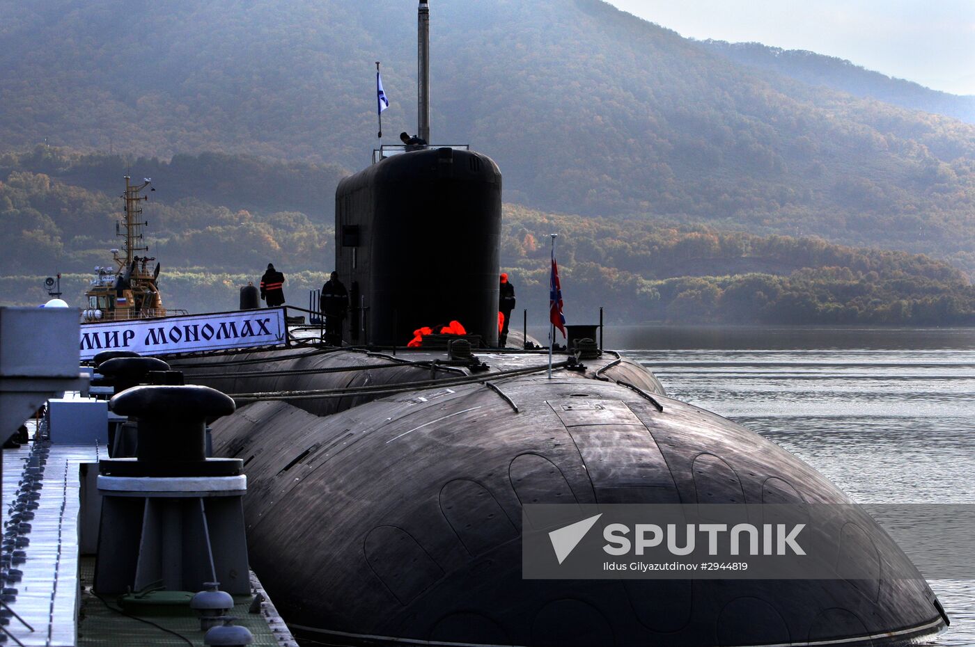 Vladimir Monomakh submarine returnd to its habitual Kamchatka base
