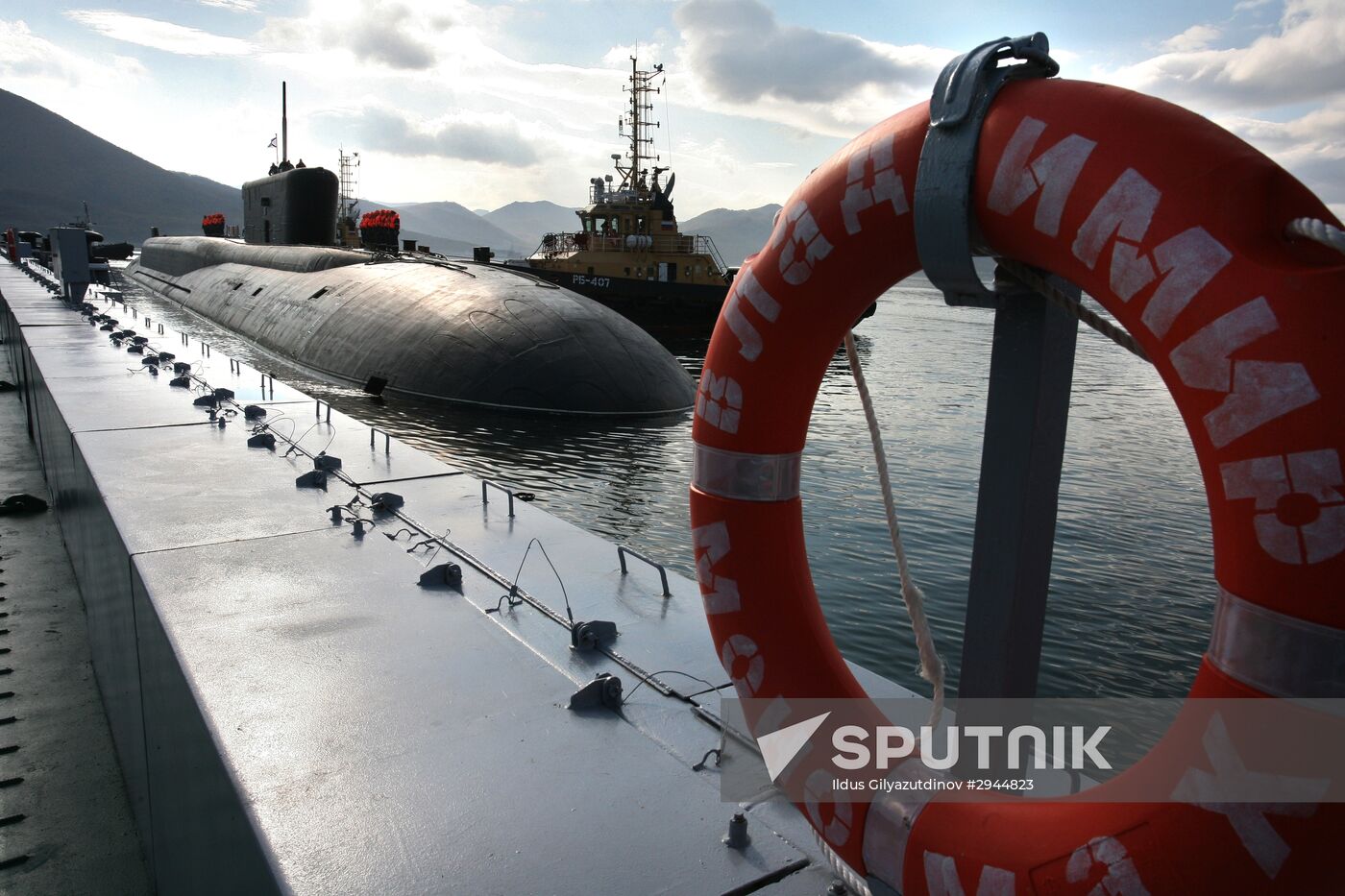 Vladimir Monomakh submarine returnd to its habitual Kamchatka base