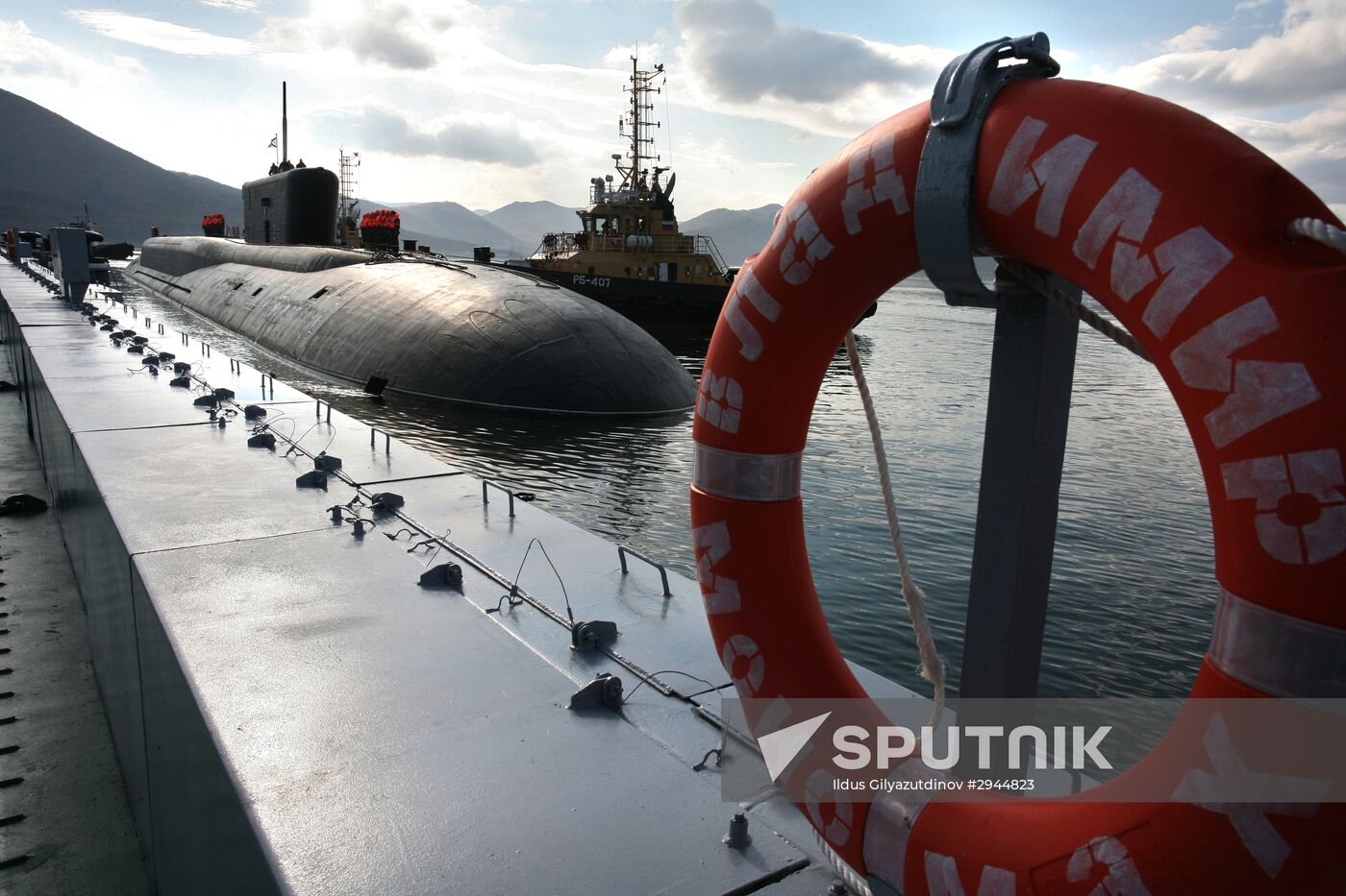 Vladimir Monomakh submarine returnd to its habitual Kamchatka base