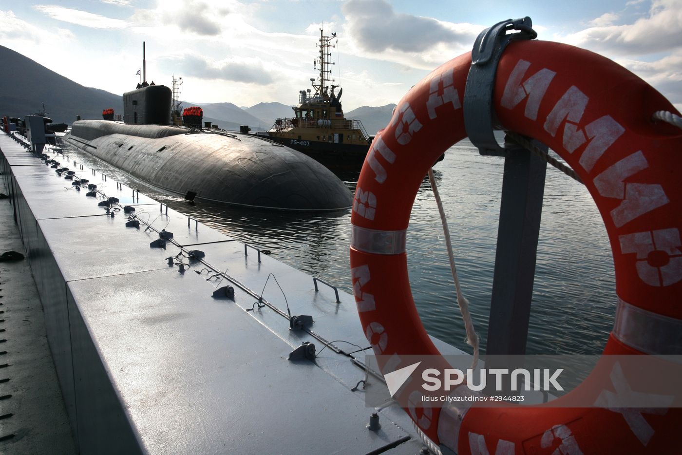 Vladimir Monomakh submarine returnd to its habitual Kamchatka base