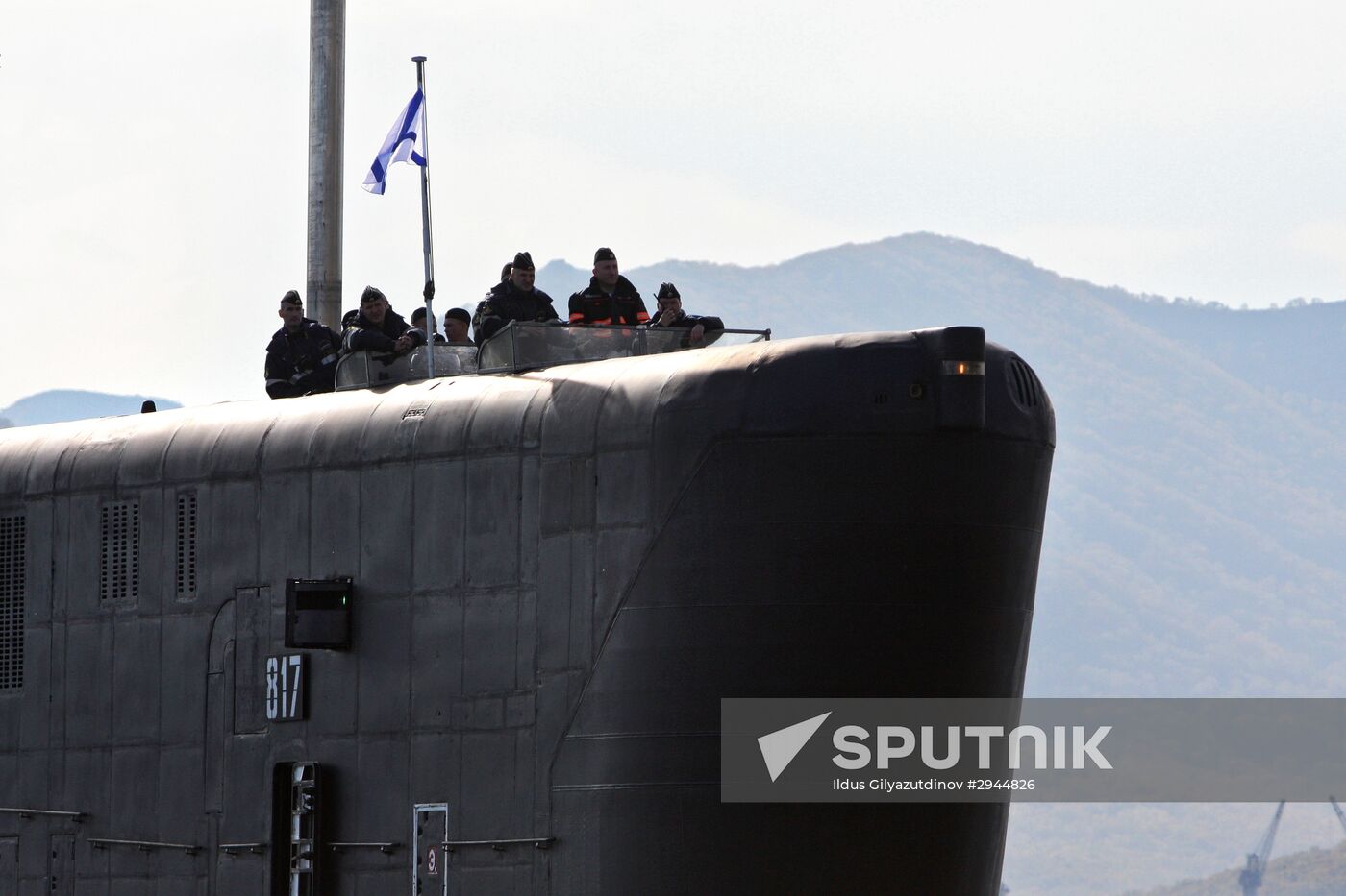 Vladimir Monomakh submarine returnd to its habitual Kamchatka base