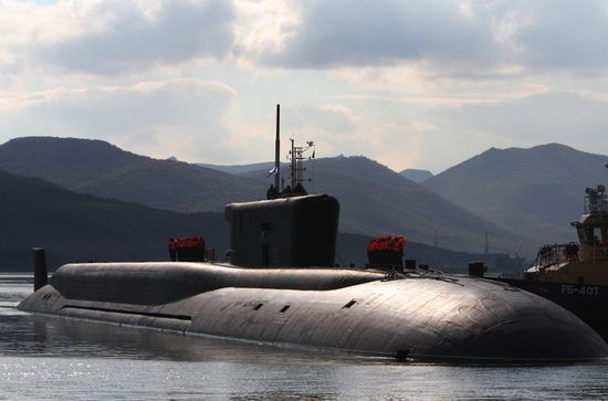 Vladimir Monomakh submarine returnd to its habitual Kamchatka base