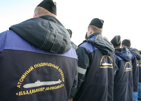 Vladimir Monomakh submarine returnd to its habitual Kamchatka base