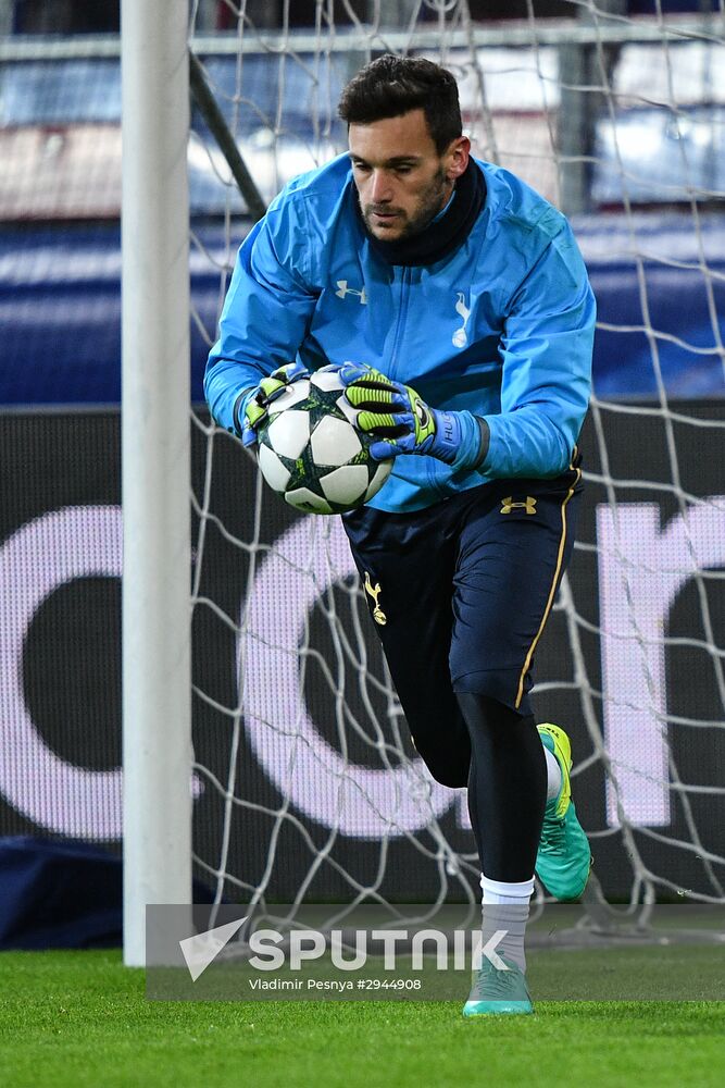 Football. Champions League. Tottenham F.C. training session