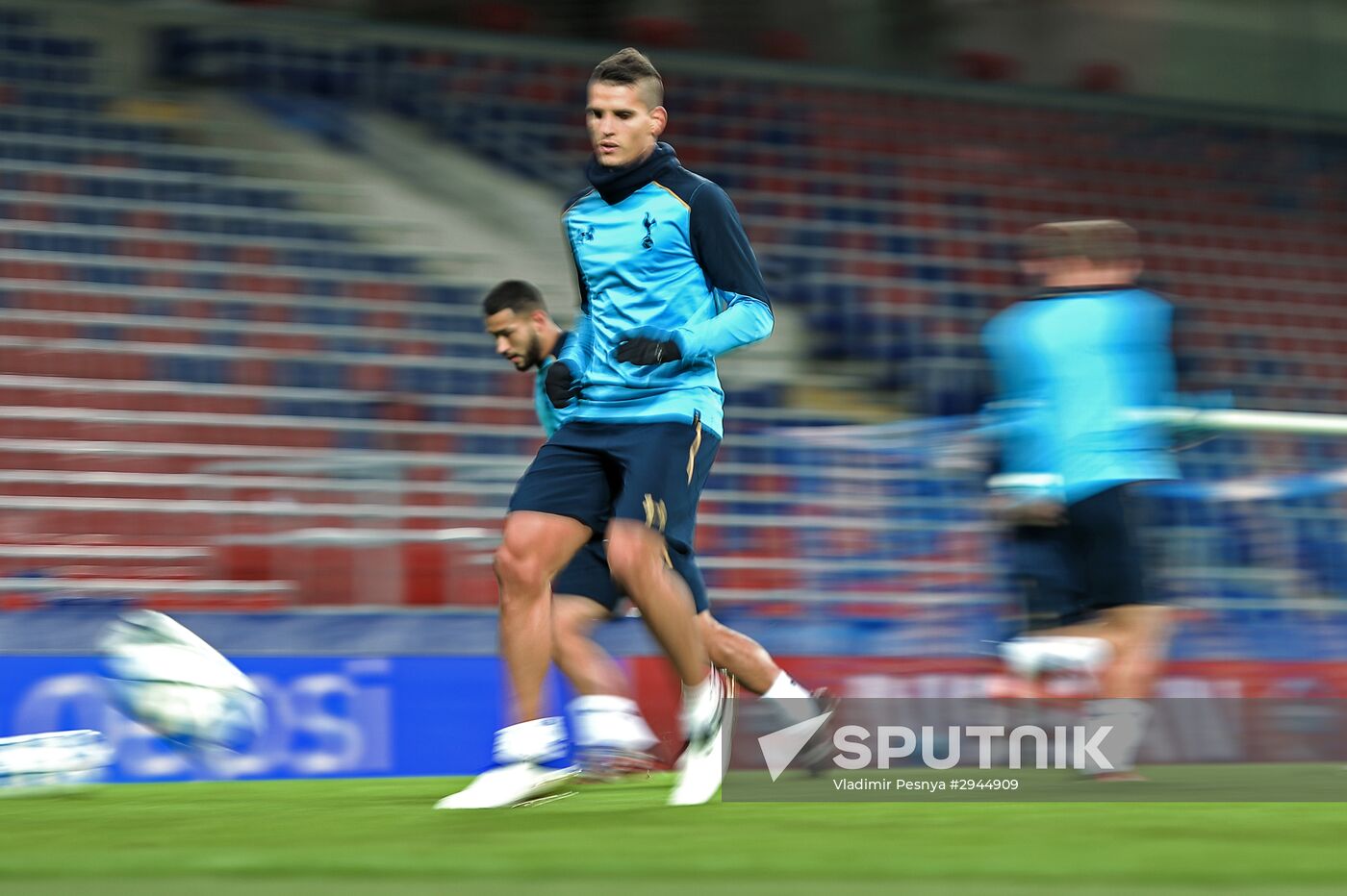 Football. Champions League. Tottenham F.C. training session