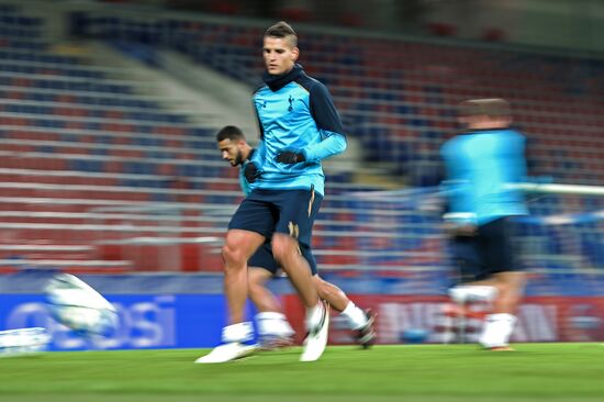 Football. Champions League. Tottenham F.C. training session