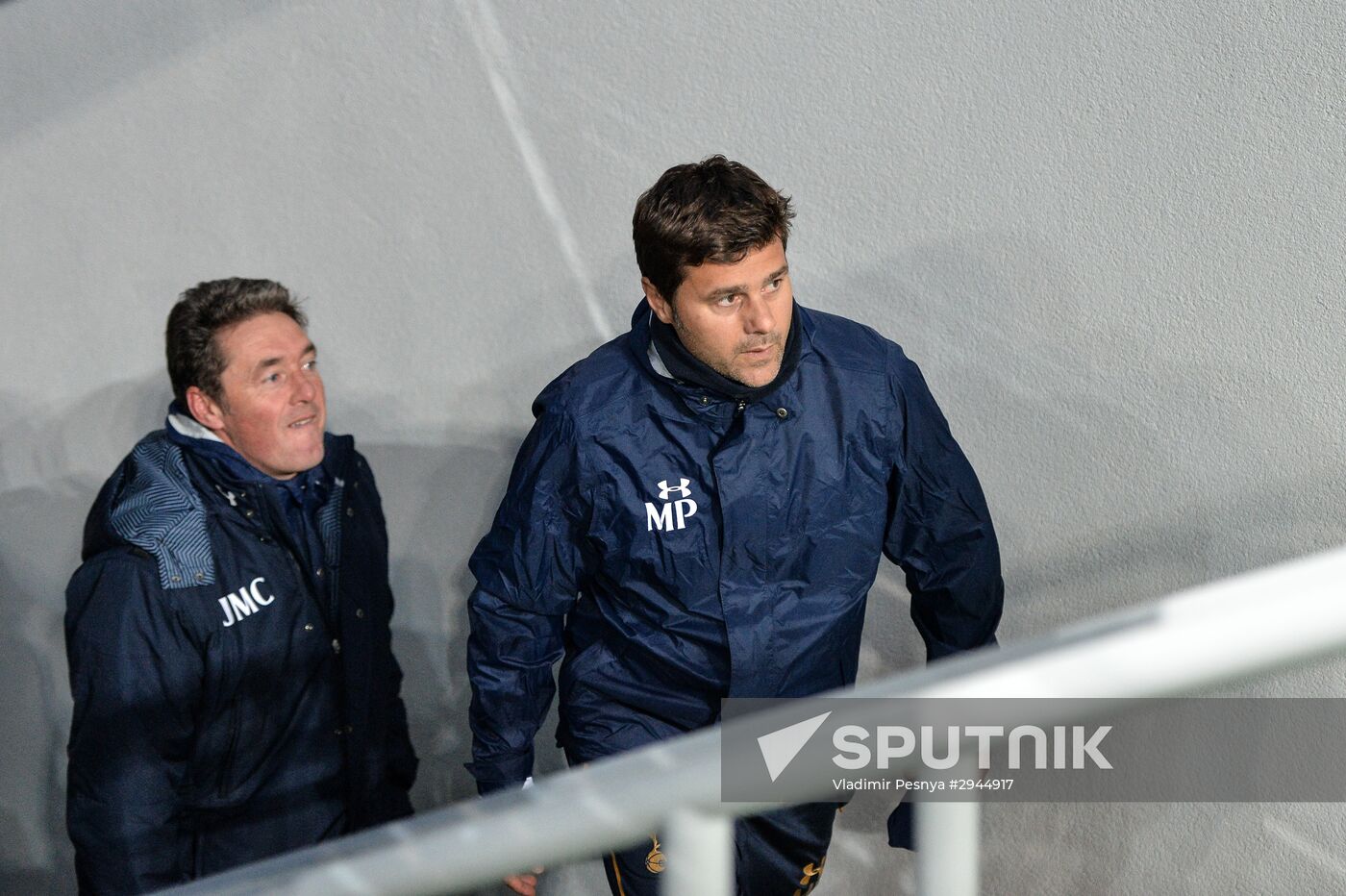 Champions League. Tottenham training.