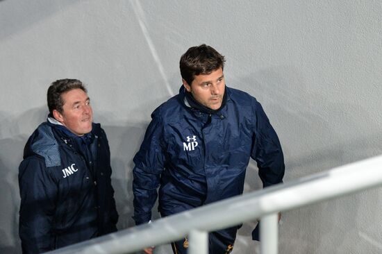 Champions League. Tottenham training.