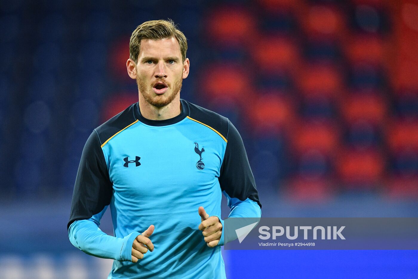 Football. Champions League. Tottenham F.C. training session