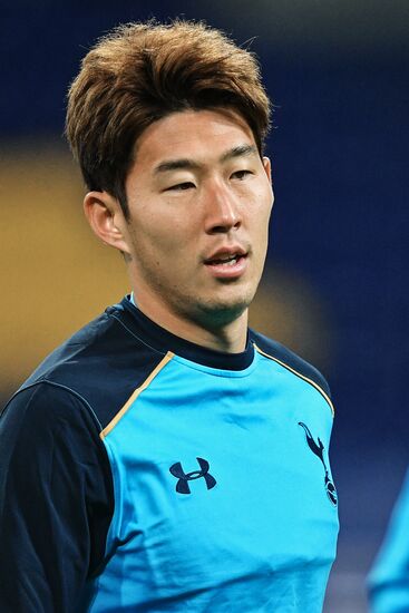 Football. Champions League. Tottenham F.C. training session