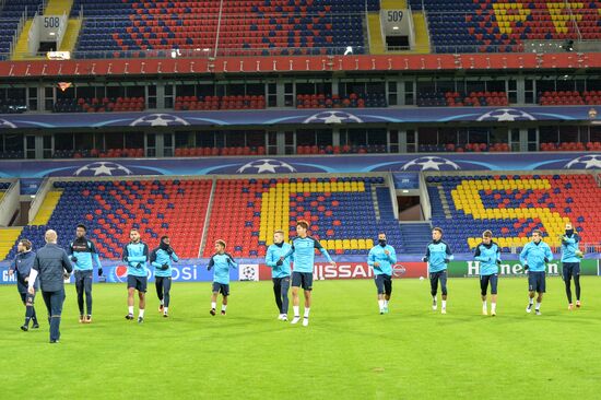 Football. Champions League. Tottenham F.C. training session
