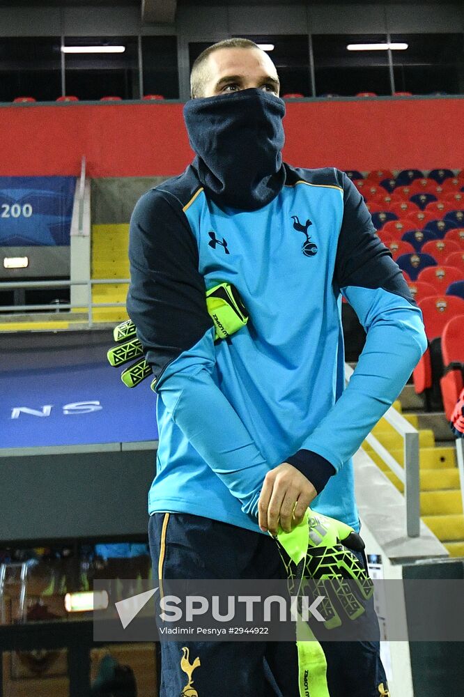 Football. Champions League. Tottenham F.C. training session