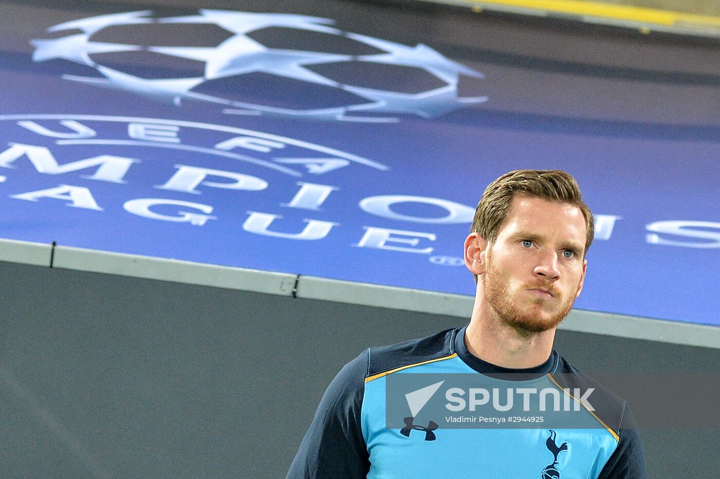 Football. Champions League. Tottenham F.C. training session