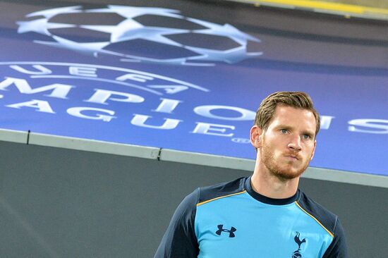 Football. Champions League. Tottenham F.C. training session