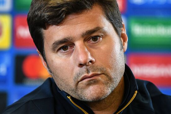 Football. Champions League. Tottenham F.C. training session