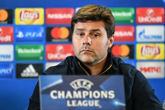 Football. Champions League. Tottenham F.C. training session