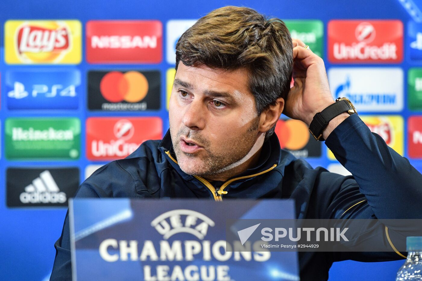 Football. Champions League. Tottenham F.C. training session