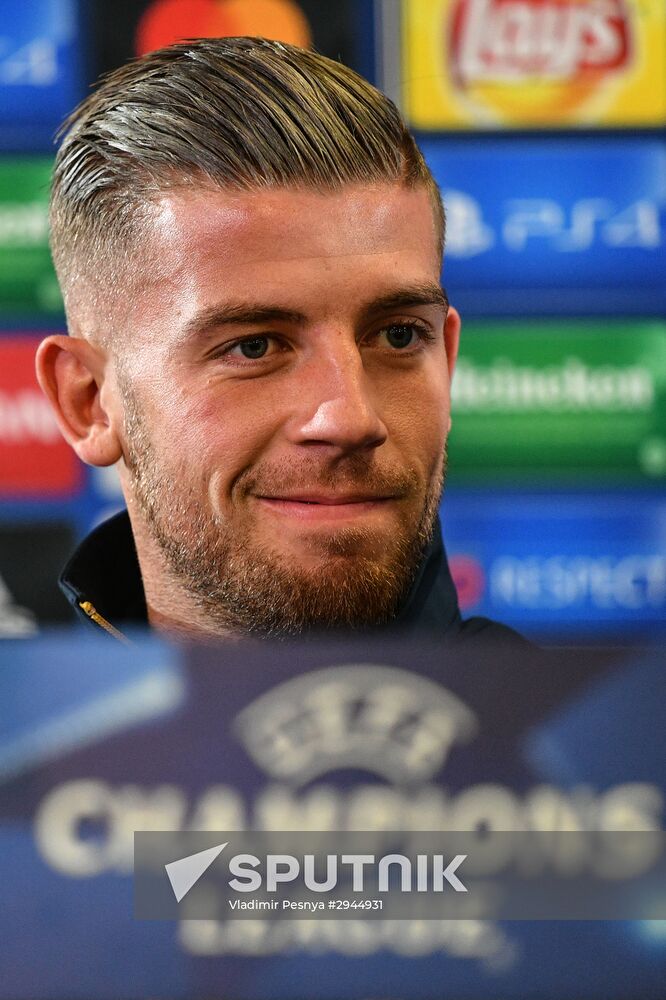 Football. Champions League. Tottenham F.C. training session