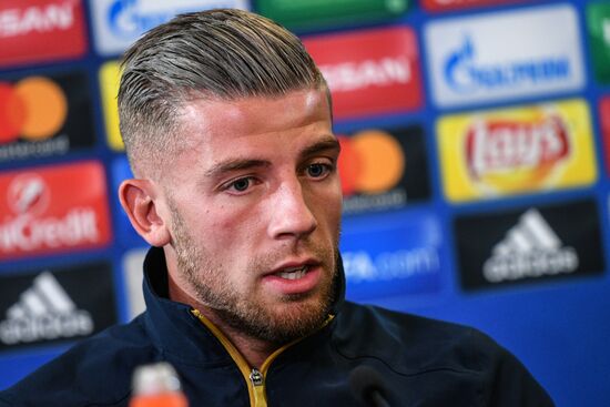 Football. Champions League. Tottenham F.C. training session