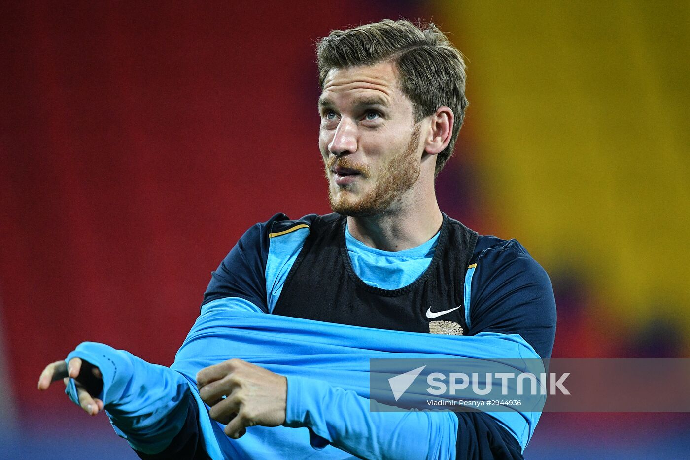 Football. Champions League. Tottenham F.C. training session