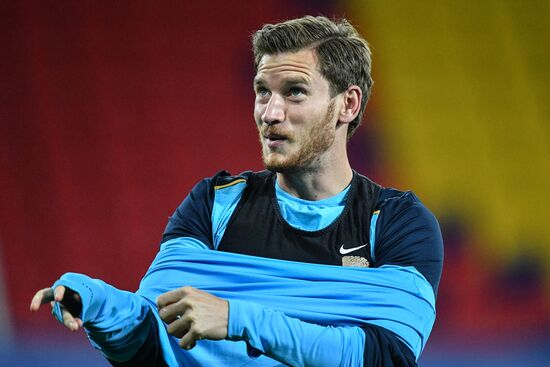 Football. Champions League. Tottenham F.C. training session