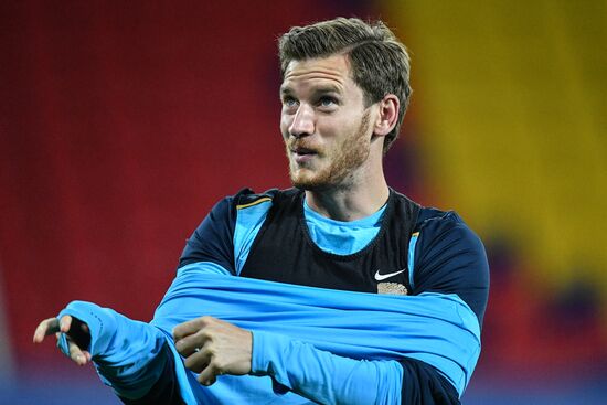 Football. Champions League. Tottenham F.C. training session