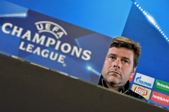 Football. Champions League. Tottenham F.C. training session