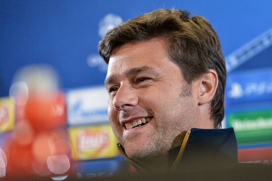 Football. Champions League. Tottenham F.C. training session