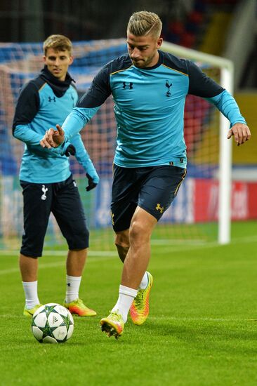 Football. Champions League. Tottenham F.C. training session