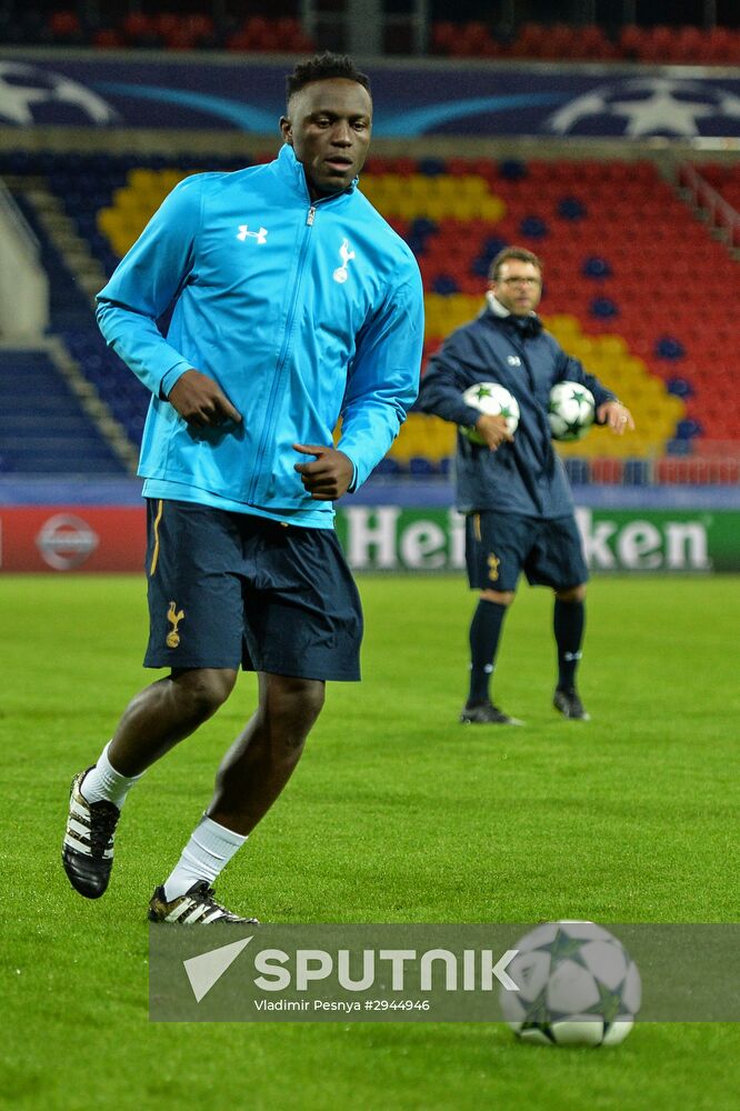 Football. Champions League. Tottenham F.C. training session