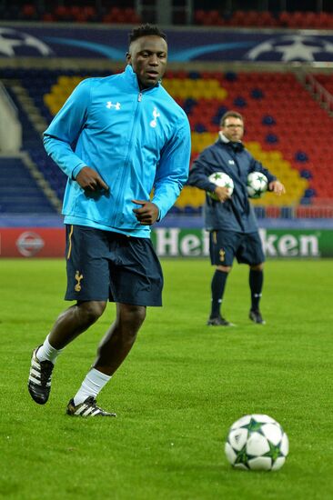 Football. Champions League. Tottenham F.C. training session