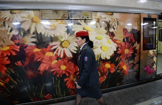 Launch of "Aquarelle" train with renewed "City in pictures" exposition
