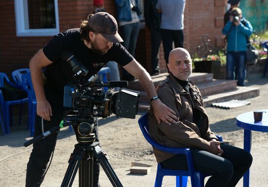 Shooting the movie "Geiler" in Novosibirsk Region