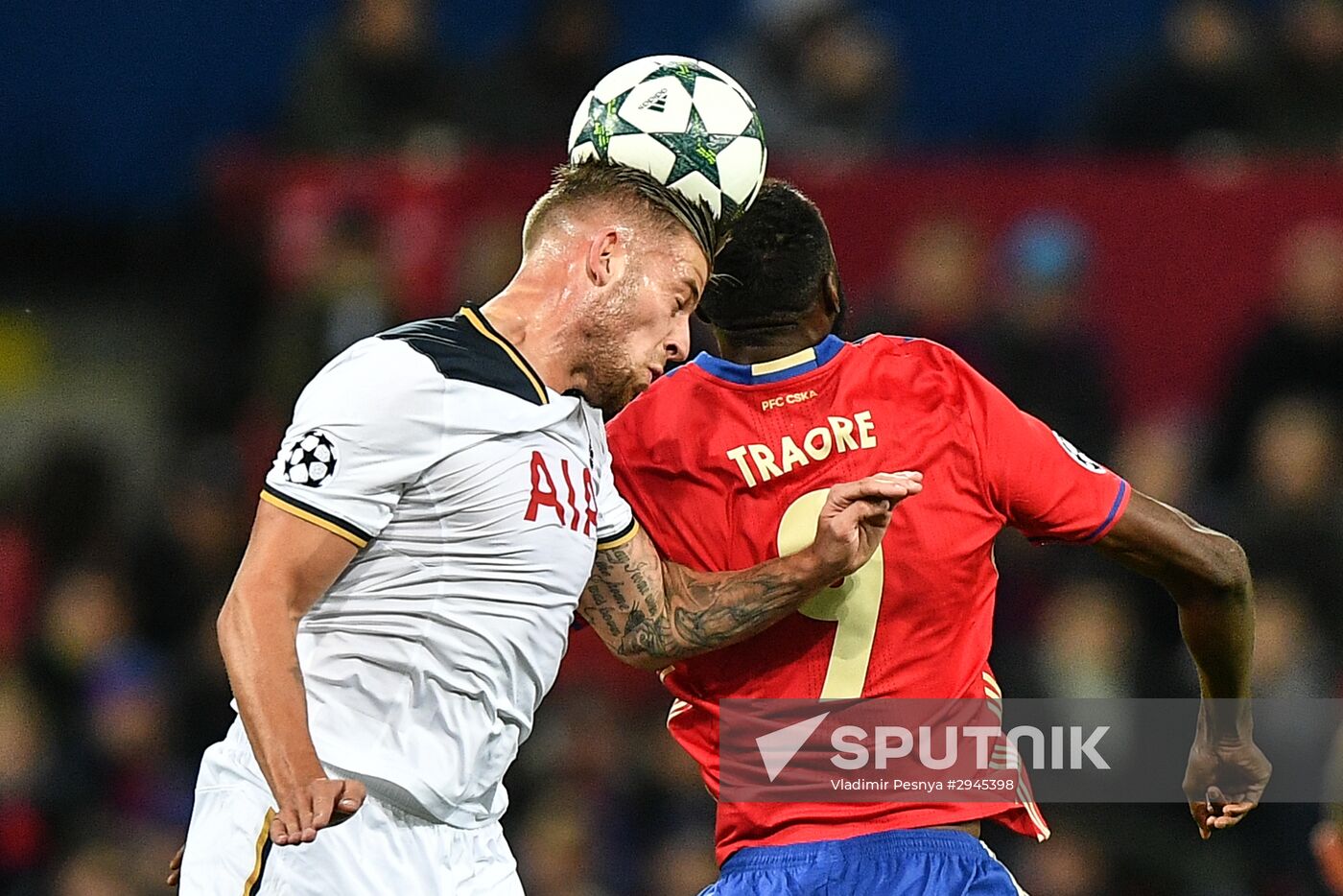 Football. UEFA Champions League. CSKA vs. Tottenham Hotspur