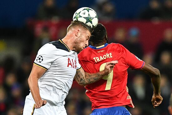 Football. UEFA Champions League. CSKA vs. Tottenham Hotspur