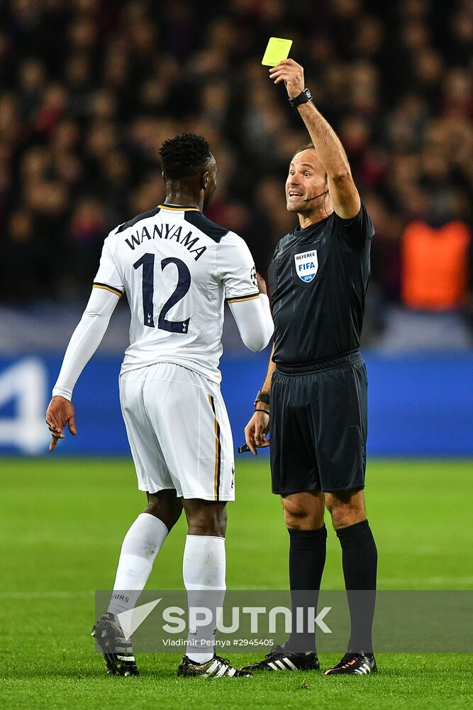 Football. UEFA Champions League. CSKA vs. Tottenham Hotspur