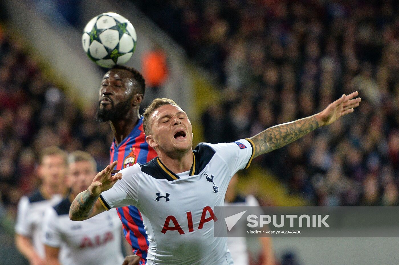 Football. UEFA Champions League. CSKA vs. Tottenham Hotspur