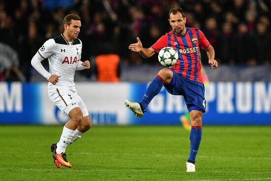 Football. UEFA Champions League. CSKA vs. Tottenham Hotspur