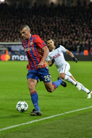 Football. UEFA Champions League. CSKA vs. Tottenham Hotspur