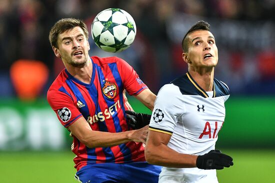 Football. UEFA Champions League. CSKA vs. Tottenham Hotspur