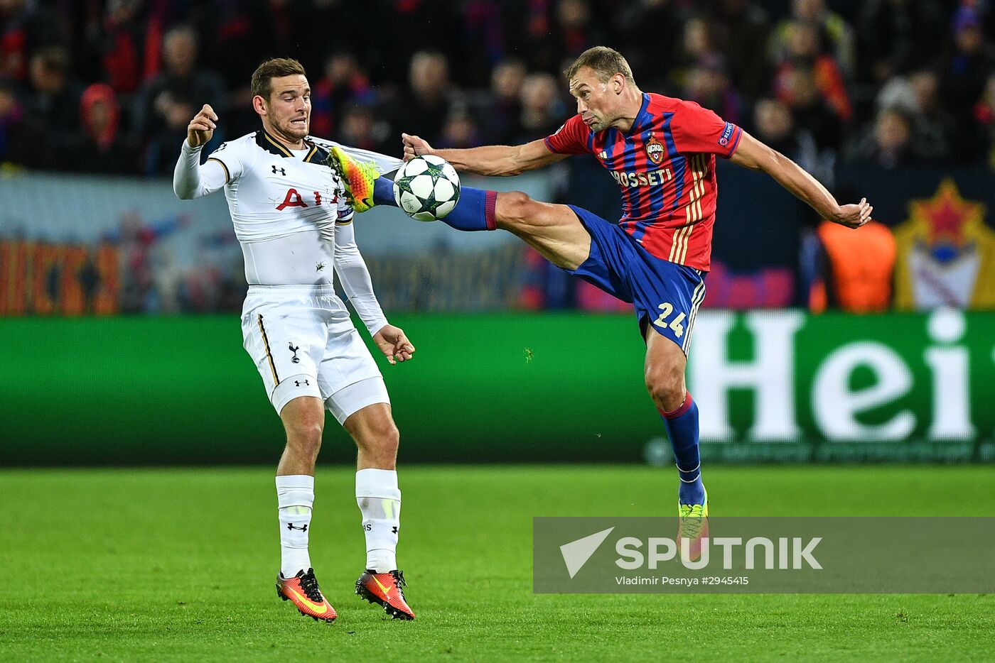 Football. UEFA Champions League. CSKA vs. Tottenham Hotspur