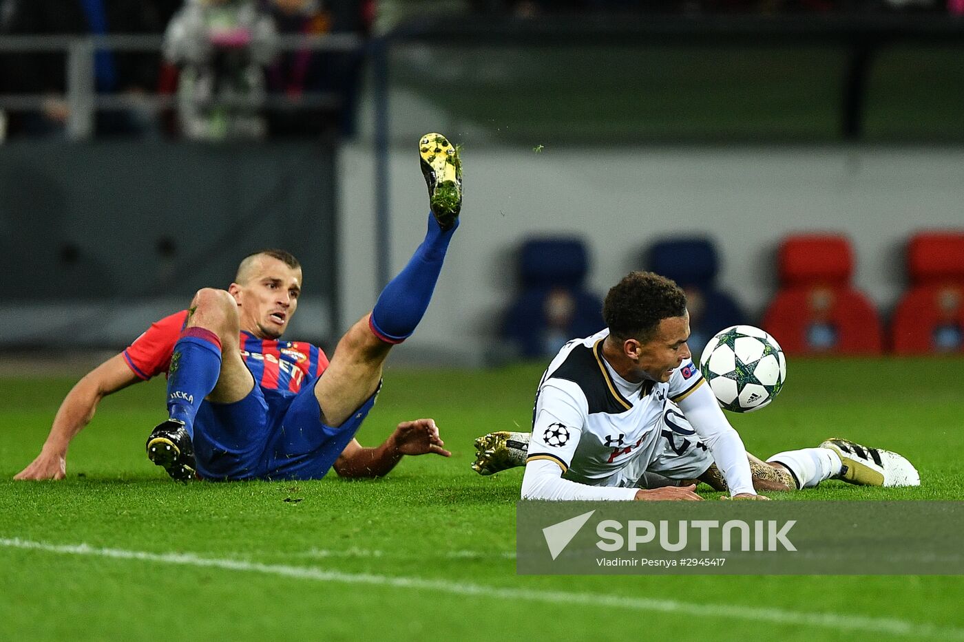 Football. UEFA Champions League. CSKA vs. Tottenham Hotspur