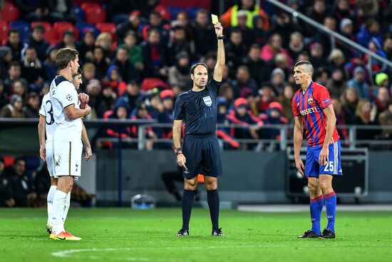 Football. UEFA Champions League. CSKA vs. Tottenham Hotspur
