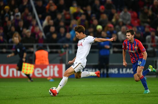 Football. UEFA Champions League. CSKA vs. Tottenham Hotspur