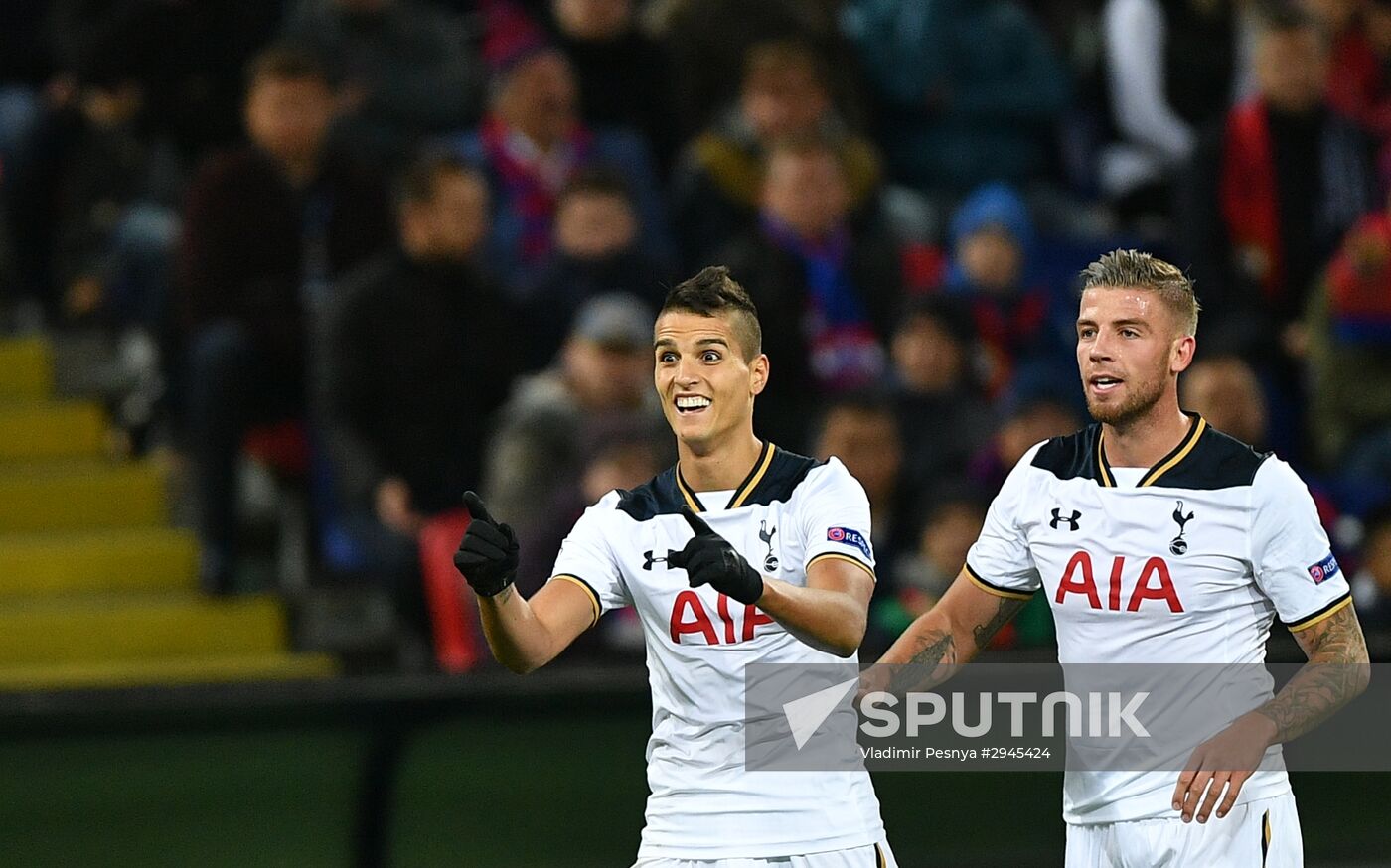 Football. UEFA Champions League. CSKA vs. Tottenham Hotspur