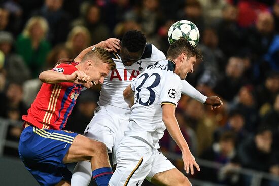Football. UEFA Champions League. CSKA vs. Tottenham Hotspur