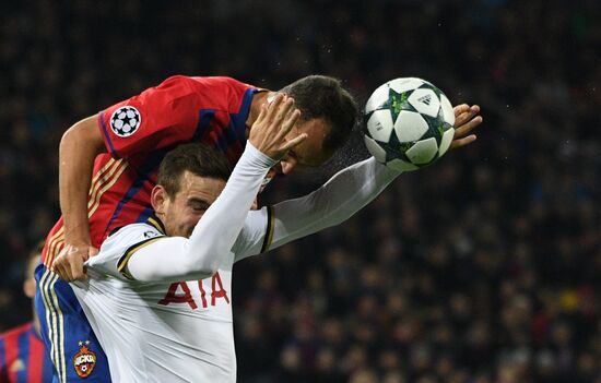 Football. UEFA Champions League. CSKA vs. Tottenham Hotspur