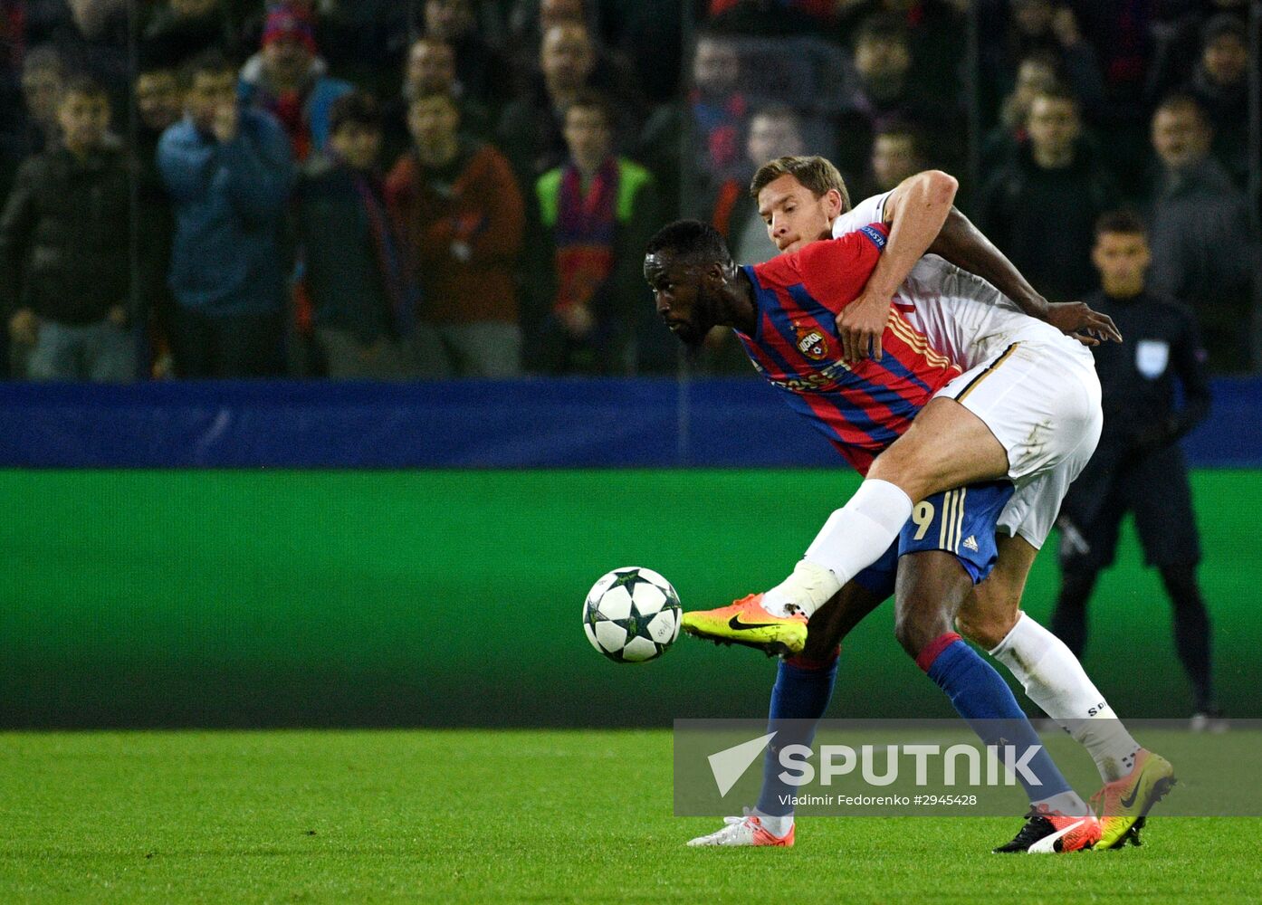 Football. UEFA Champions League. CSKA vs. Tottenham Hotspur